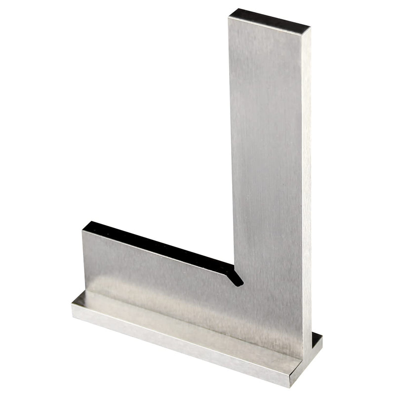 Precision Machinist Square 3 Inch Engineer Square 90 Degree Right Angle Ruler Ground Hardened Steel with Seat 3 x 2 Inch 75x50mm(3x2 inch)
