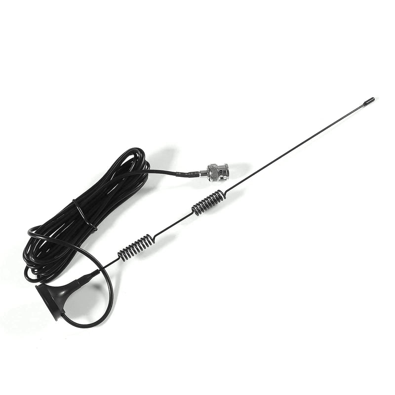 AEDIKO 2pcs Police Scanner Antenna Radio Scanner Antenna HF VHF UHF 20-1300MHz BNC Male Magnetic Base Antenna for Uniden Bearcat Whistler Radio Shack Police Radio Scanner
