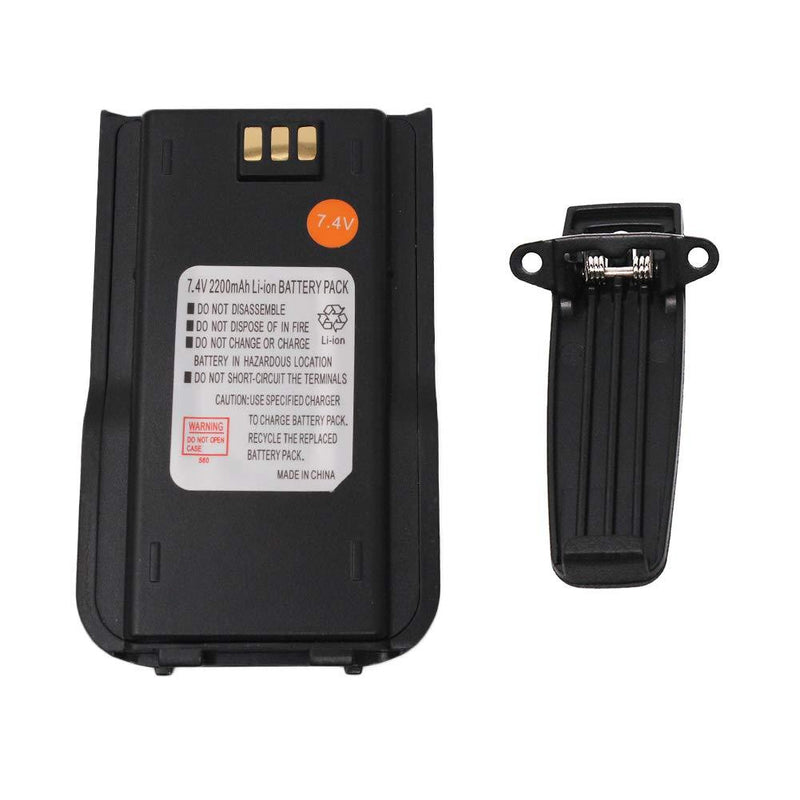 MD380 2200mAh Li-ion Battery Pack Compatible for TYT Tytera DMR MD-380 MD-380GPS MD-380V MD-380U MD-446 Retevis RT3 Digital Two Way Radio Walkie Talkie Ham Transceiver