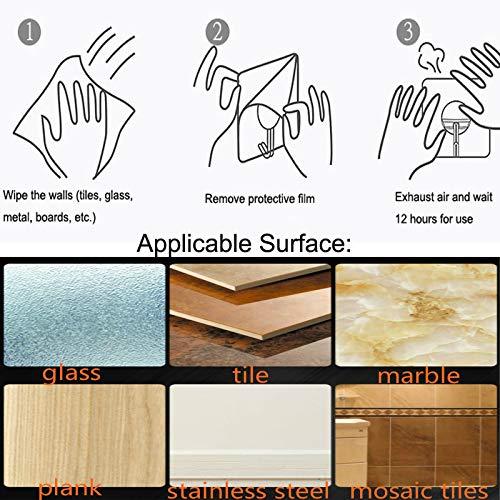 Adhesive Wall Hooks 15lb(Max) Transparent Reusable Traceless Hooks,Waterproof and Oilproof,Bathroom Kitchen Heavy Duty Self Adhesive Hooks,20 Packs