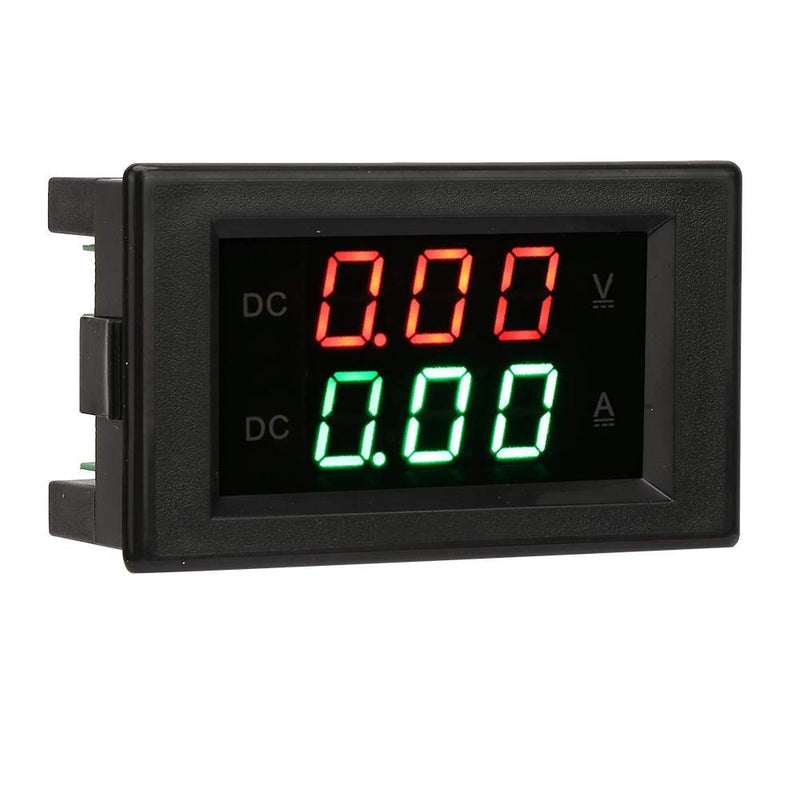 Ampere Meter, YB4835VA DC0~100V 20A Dual Display Integrated Voltage Ampere Meter Used to Monitor the Voltage of the Battery