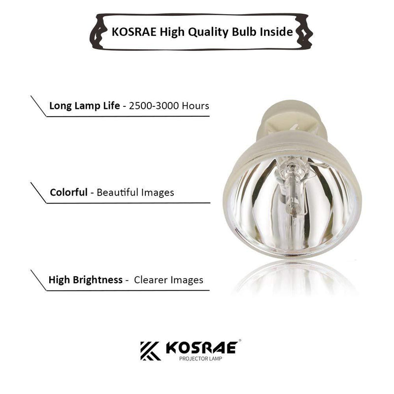 KOSRAE DT00891 Replacement Lamp with Housing for HITACHI CP-A100 CP-A101 ED-A100 ED-A110 HCP-A8 Projector