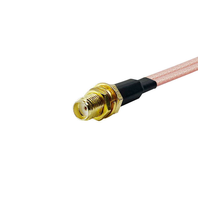 POBADY SMA-TS9 Splitter Cable SMA Female to Dual TS9 Male Right Angle 90 Degree Antenna Adapter Cable Pigtail Y Type RG316 15CM/6In for 2G 3G 4G LTE Antenna Router MiFi Mobile USB Modems