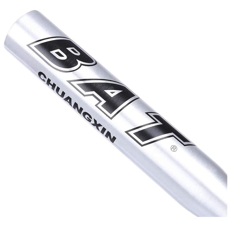 SZYT Baseball Bat Self-Defense Softball Bat Home Defense Lightweight Aluminum Alloy 28 inch Silver