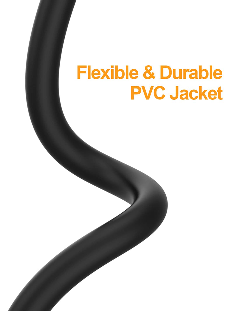 RCA Cable, CableCreation 10FT 2RCA Male to 2RCA Stereo Audio Cable Gold-Plated Compatible with Speaker, AMP, Turntable, Receiver, Home Theater, Subwoofer, Double Shielded, 3M 10 Feet
