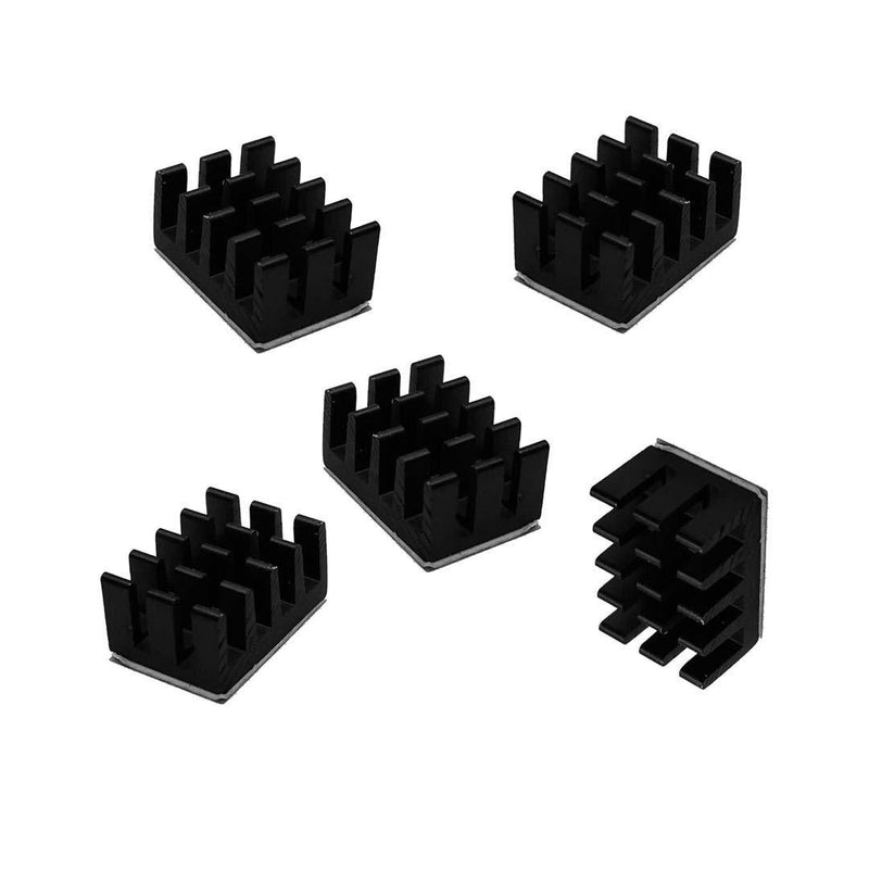 Easycargo 20pcs Raspberry Pi 4 Heatsink Kit Aluminum + Copper + 3M 8810 Thermal Conductive Adhesive Tape for Cooling Raspberry Pi 4 B, Raspberry Pi 3 B+