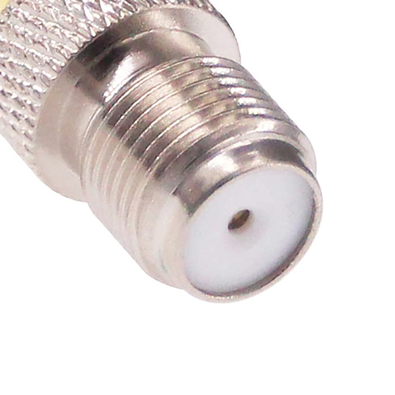 RFaha 5pcs SMA Female to F Female RF Coax Adapter SMA to F Coaxial Connector Adapter for HT Radio/Antenna/Coax Cable(F16-5)