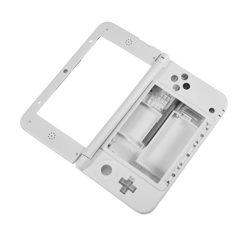 Replecement Case for Nintendo 3DS LL, Full Housing Case Cover Shell Repair Parts Complete Replacement Kit for Nintendo 3DS XL White