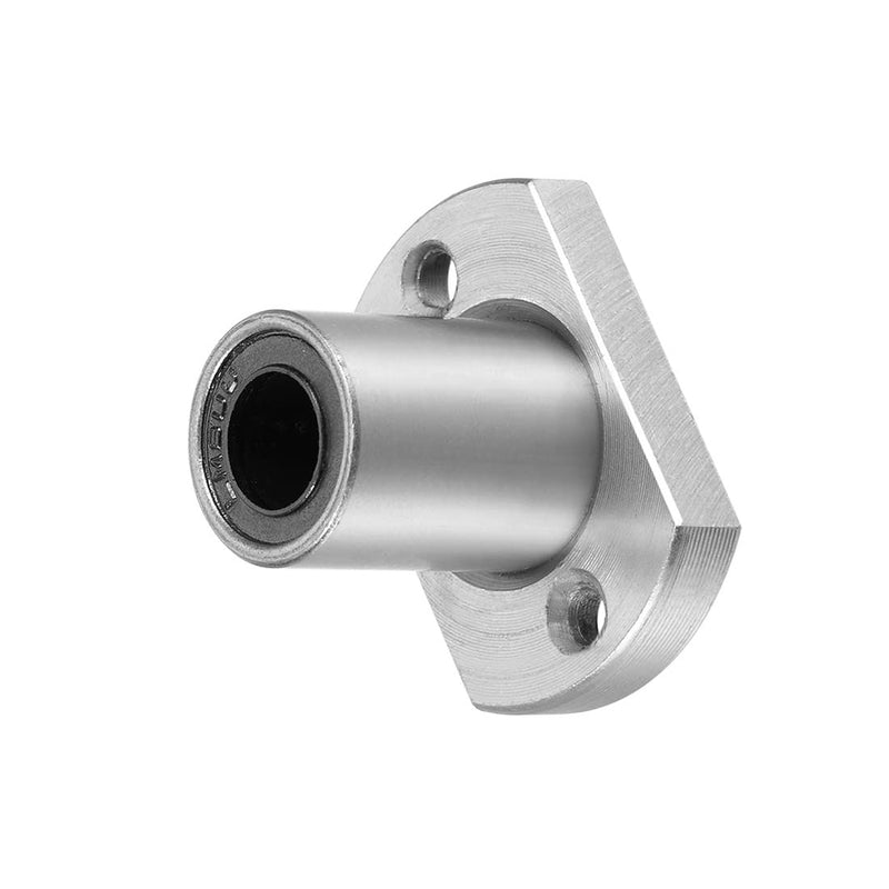 uxcell LMH8UU Two Side Cut Flange Linear Ball Bearings, 8mm Bore Dia, 15mm OD, 24mm Length (Pack of 2)