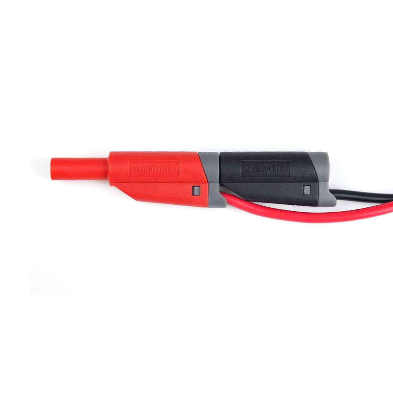 ZIBOO ZB-X13 Stackable Banana to Banana Plug Test Leads,Test Cable Wire for Multimeter,Circuit Testing,4mm Banana Male Plugs Fully Insulated Stackable Shrouded