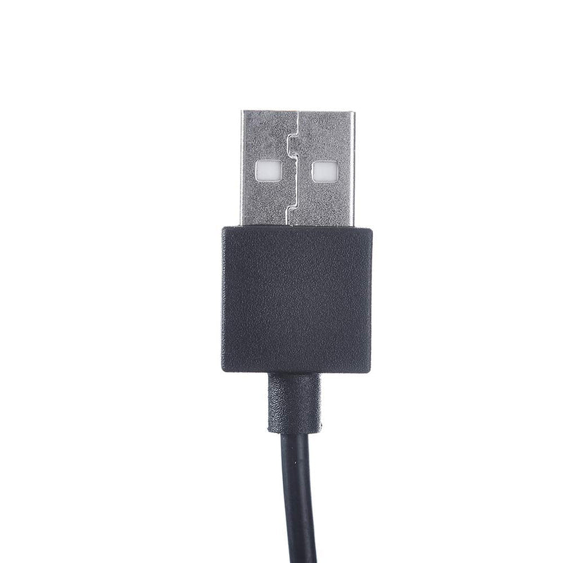 PROTEAR 3.5mm Male AUX Audio Jack Cable to USB 2.0 Adapter Cord Wireless Bluetooth Headphones, Rechargeable Earmuff, Replacement Charging Cable, Black