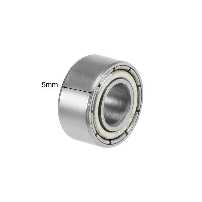 uxcell 685ZZ Deep Groove Ball Bearings Z2 5mm X 11mm X 5mm Double Shielded Carbon Steel 12pcs 5mmX11mmX5mm 12