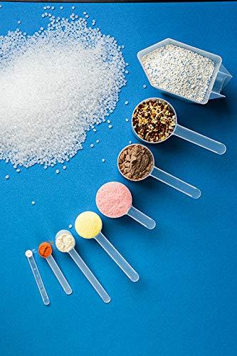 1 Teaspoon (1/3 Tablespoon | 5 mL) Long Handle Scoop for Measuring Coffee, Pet Food, Grains, Protein, Spices and Other Dry Goods (Pack of 10) 5 mL | 1 Teaspoon