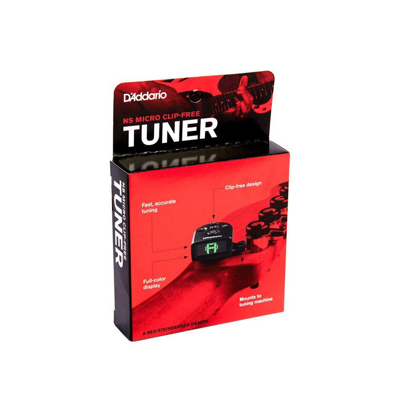 D'Addario Accessories Guitar Tuner (PW-CT-21) Single Pack Clip-Free