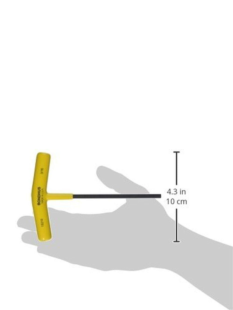 Bondhus 15210 3/16" Hex Tip T-Handle w/ProGuard Finish