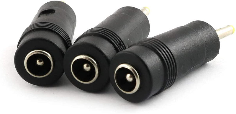 Longdex 10pcs DC Power Adapter 5.5x2.1mm Female Jack to 2.5x0.7mm Male Plug Electrical Socket Outlet for Laptop Interface Power Cable Connector
