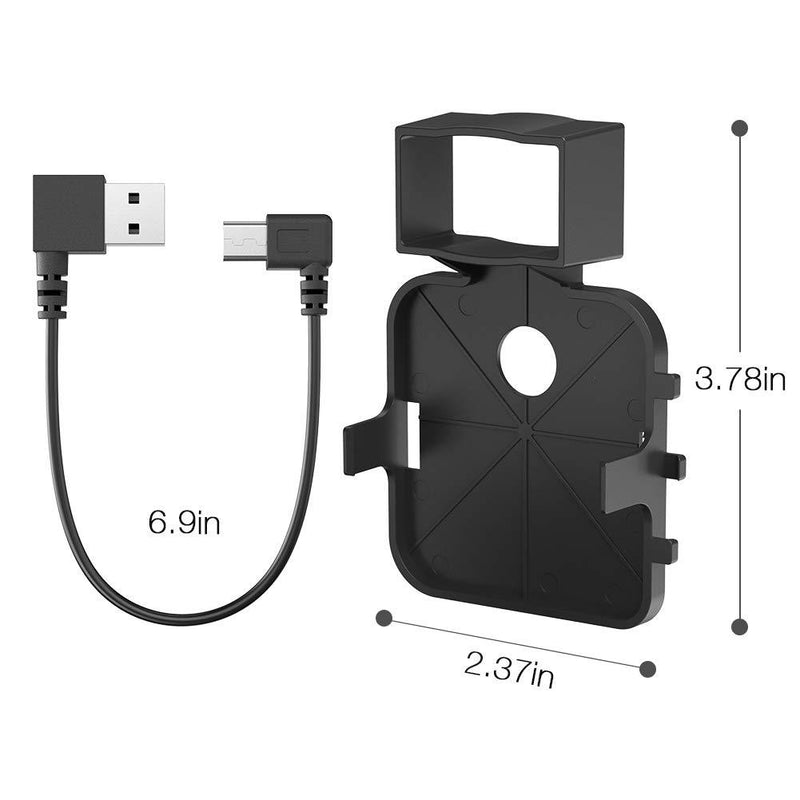 HOLACA Outlet Wall Mount Stand for Blink Sync Module,Bracket Holder for Blink Outdoor Blink Indoor Blink XT2 Outdoor and Blink Mini Camera with Easy Mount and No Messy Wires or Screws (Black) 1-pack