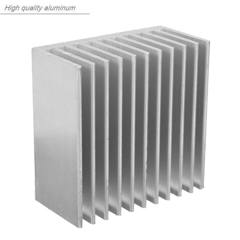 Aluminum Chipset Heatsink Heat Sink Cooling Fin Silver for CPU LED Power Active Component 40 x 40 x 20 mm (2 Pieces) Kalolary 2 Pieces.