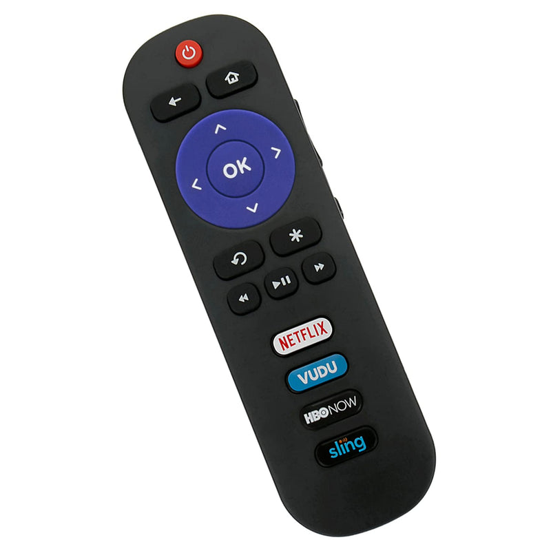 RC280 Replacement Remote Control Applicable for TCL Roku TV with HBONOW Vudu Netflix Sling Shortcut Buttons 32S3850A 32S3850B 32S3850P 48FS3750 55FS3750 40FS3800 50FS3800 40FS4610R 48FS4610R 50FS3750