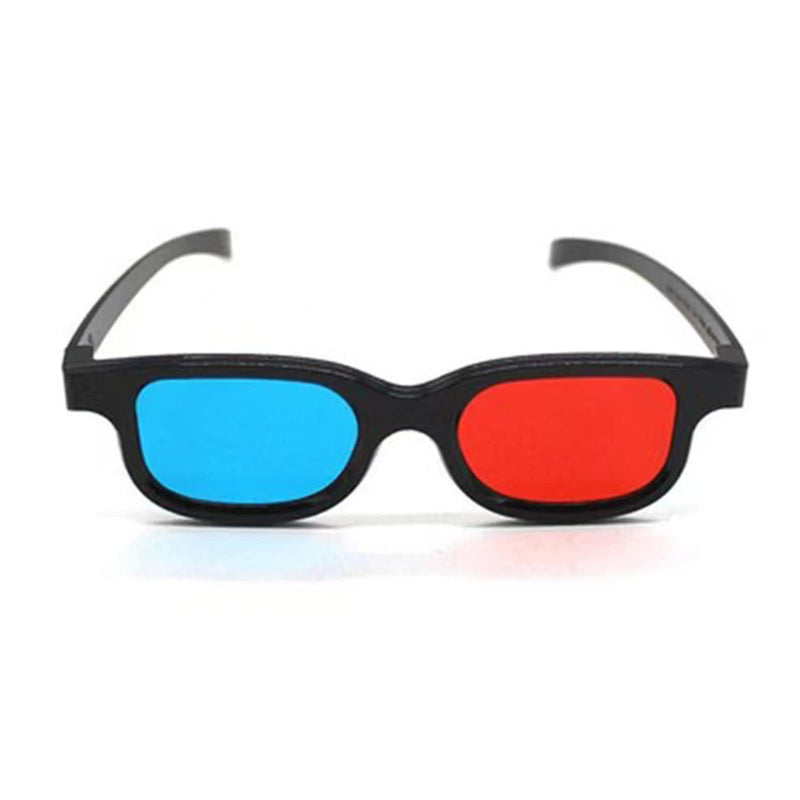 Red-Blue 3D Glasses, 3D Viewing Glasses for Viewing 3D Movies/Games and Pictures in Red-Blue Formats, Compatible with Ordinary Computer Monitors/TVs/Projectors Etc - Home Theater Glasses 4pcs Red-Blue 3D Glasses