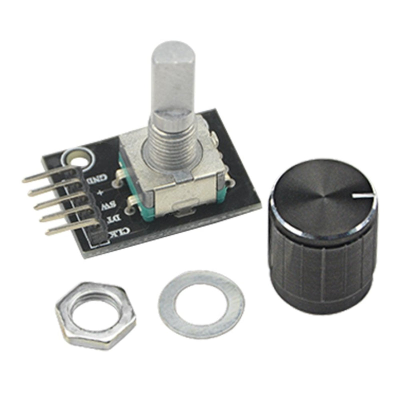 WMYCONGCONG 8 Pcs KY-040 360 Degree Rotary Encoder Module with Knob Cap for Arduino