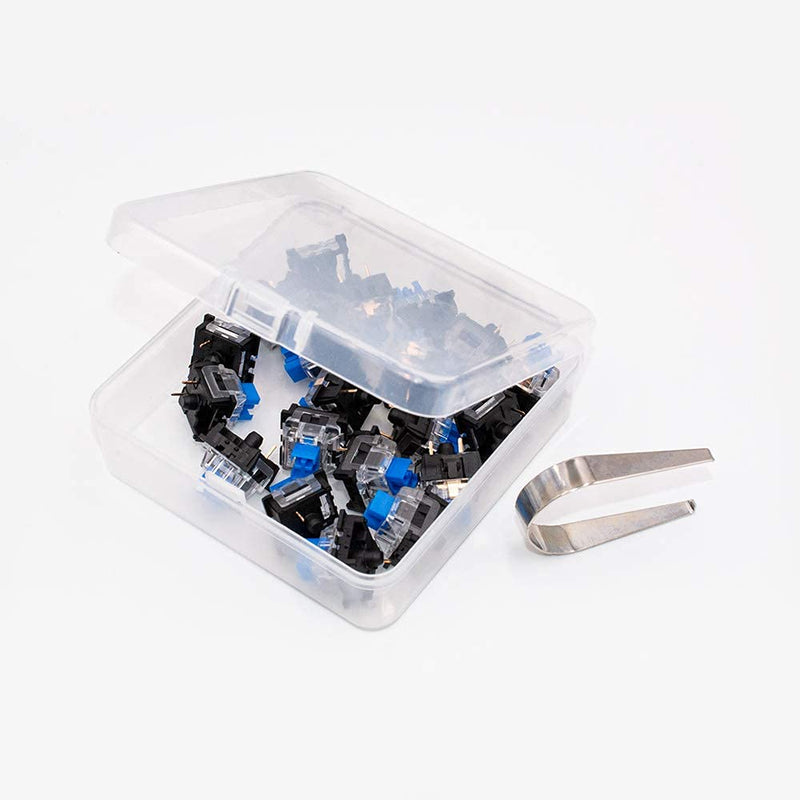 OUTEMU (Gaote) Blue Switch 3 Pin Keyswitch DIY Replaceable Switches for Mechanical Gaming Keyboard (20 PCS) (Blue)