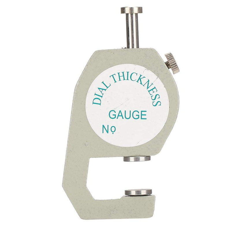 Thickness Gauge, 0-10mm x 0.1mm Precision Accuracy Round Dial Display Thickness Test Dial for Leather Cloth Accuracy