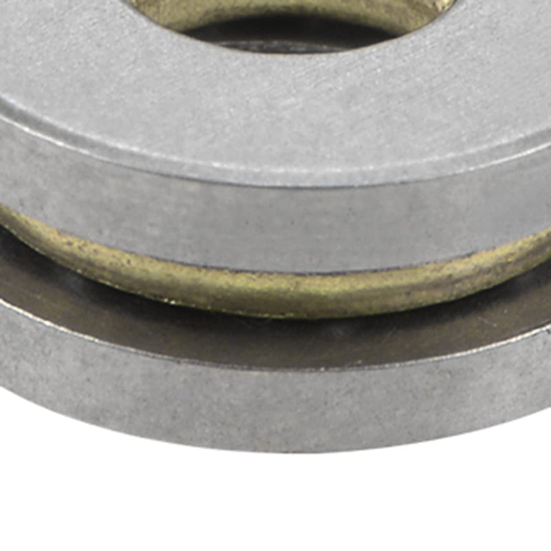 uxcell F4-10M Thrust Ball Bearings 4mm x 10mm x 4mm Chrome Steel Single Direction 5pcs 4mmx10mmx4mm