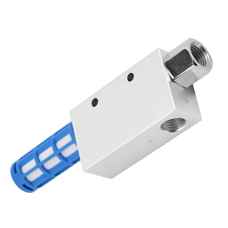 Oumefar Air Ejector for Vacuum Generator Aluminum Alloy CV-15HS Vacuum Generator Pneumatic Exhaust Compact with Silencer