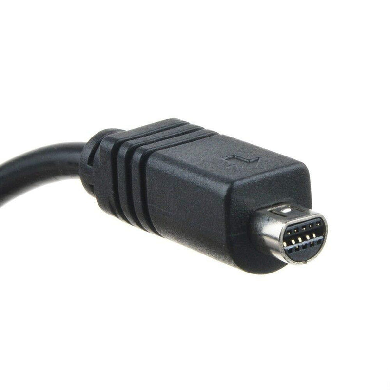 ANTOBLE 5ft AV A/V Audio Video RCA S-Video Cable Cord for Sony Camcorder Handycam DCR-HC28/e DCR-SX85/v/e/l SX85/b/r and More Models with 10 Pin Output Connector