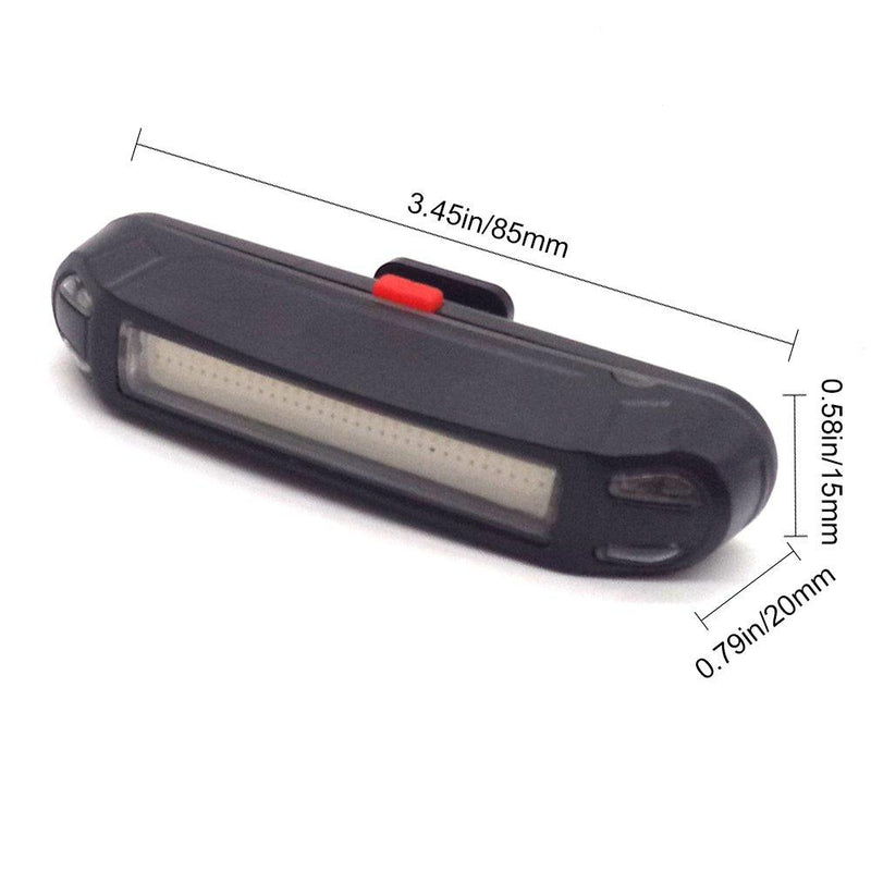 Superdream Waterproof Rear Bike Light USB Rechargeable, LED Bicycle Tail Light for Cycling Safety Flashlight