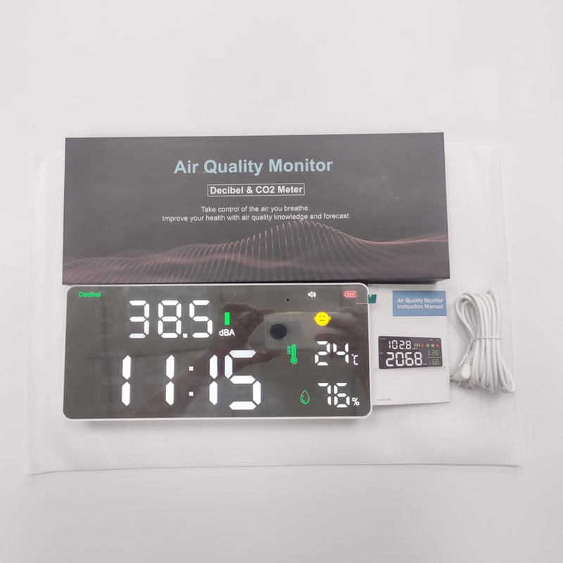 GCEU-T4-DM165A-C Noise Meter Digital Decibel Sound Meter Temperature Meter ℃ Sound Lev