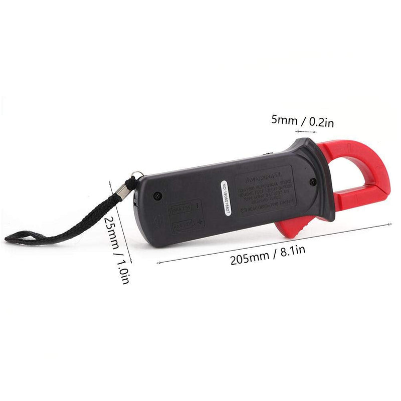 Automatic Digital Clamp Meter Current Multimeter DC AC Voltage Resistance Diode Tester 4000 Counts Multimeter Maintenance Kit for Electrician(red)