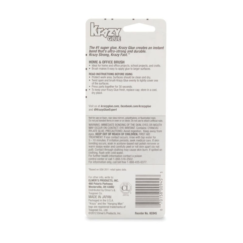 Krazy Glue KG94548R glue, 0.18 oz, 1