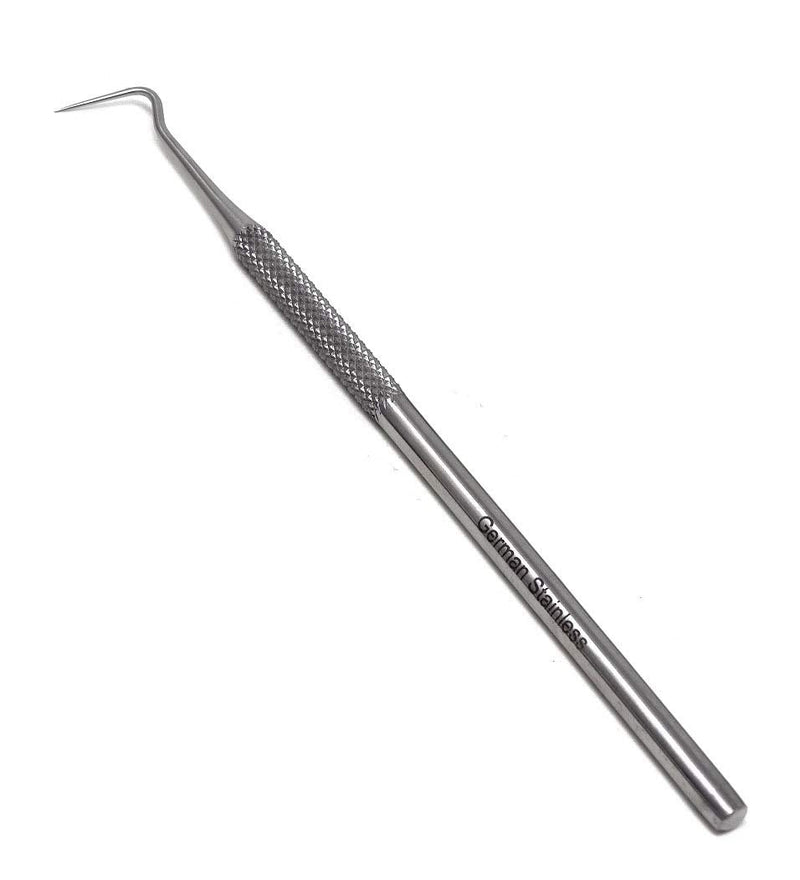 6-Piece Stainless Steel Precision Probe Set: Straight, Single, Short Double, Long Double, Triple and Hook Tips 5.5" (14cm)