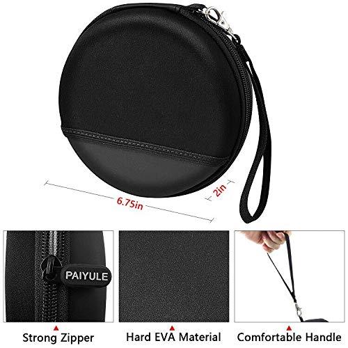 Portable CD Player Case Compatible with GPX PC332B丨 PC807B丨 NAVISKAUTO丨Gueray丨HOTT丨Monodeal丨Jensen Personal Compact Disc Player, Travel Carrying Stoarge Holder for Earphone and USB Cable - Black