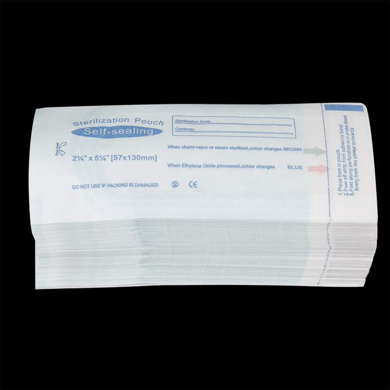 Pack of 200 Autoclave Sterilizer Bags, Self-Sealing Sterilization Bags, Sterilization Bags, Dentist Sterilization Bags for Dentist Tools, Cleaning Tools