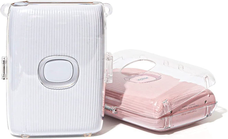 EPIC GADGET Epicgadget Case for Fujifilm Instax Mini Link 2 Printer Case Clear Hard Transparent Cover with Shoulder Strap