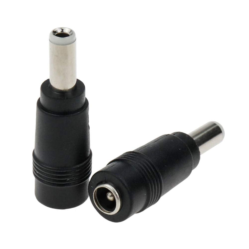 Dahszhi DC Power Adapter 5.5mm x 2.5mm Male Plug to 5.5mm x 2.1mm Female Jack for Universal Laptop Interface Power Cable Connector - 20pcs