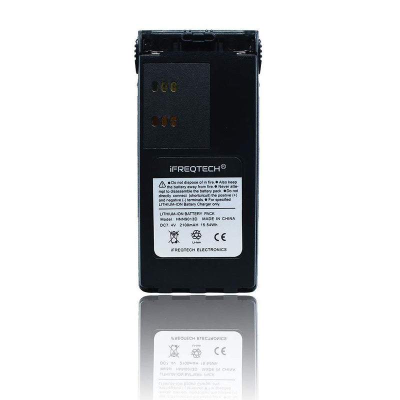 Battery for Motorola HT750 HT1225 HT1250 HT1550 HNN9013 HNN9013D 2100mAh Li-ion Battery with Belt Clip