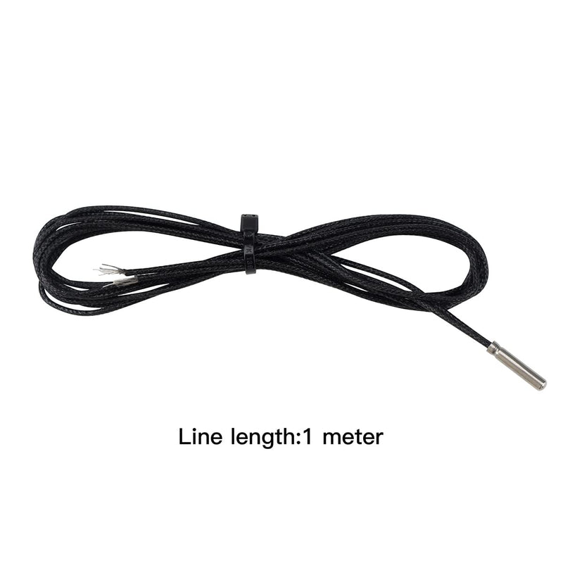 Imdinnogo PT1000-550BW Temperature Sensor Probe for CR-10 Plating Copper/3D Volcan/ V6 Brass 3D Printer Heater Block Thermistor Sensor Probe Resistant to high Temperature