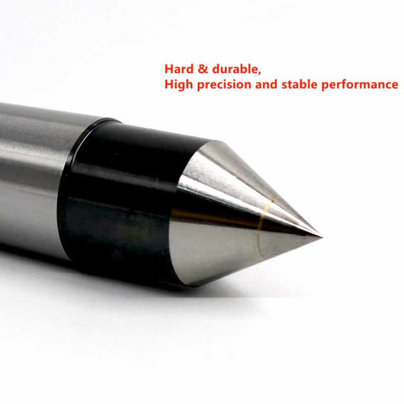 MT3 Morse Taper Dead Center Top Tip,60 Degree Point Live Center CNC Milling Lathes Tool, Hard Alloy Material MT3