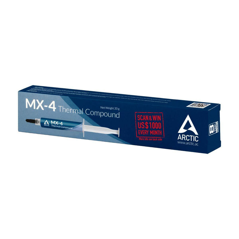 ARCTIC MX-4 (20 Grams) - Thermal Compound Paste, Carbon Based High Performance, Heatsink Paste, Thermal Compound CPU for All Coolers, Thermal Interface Material 20 g