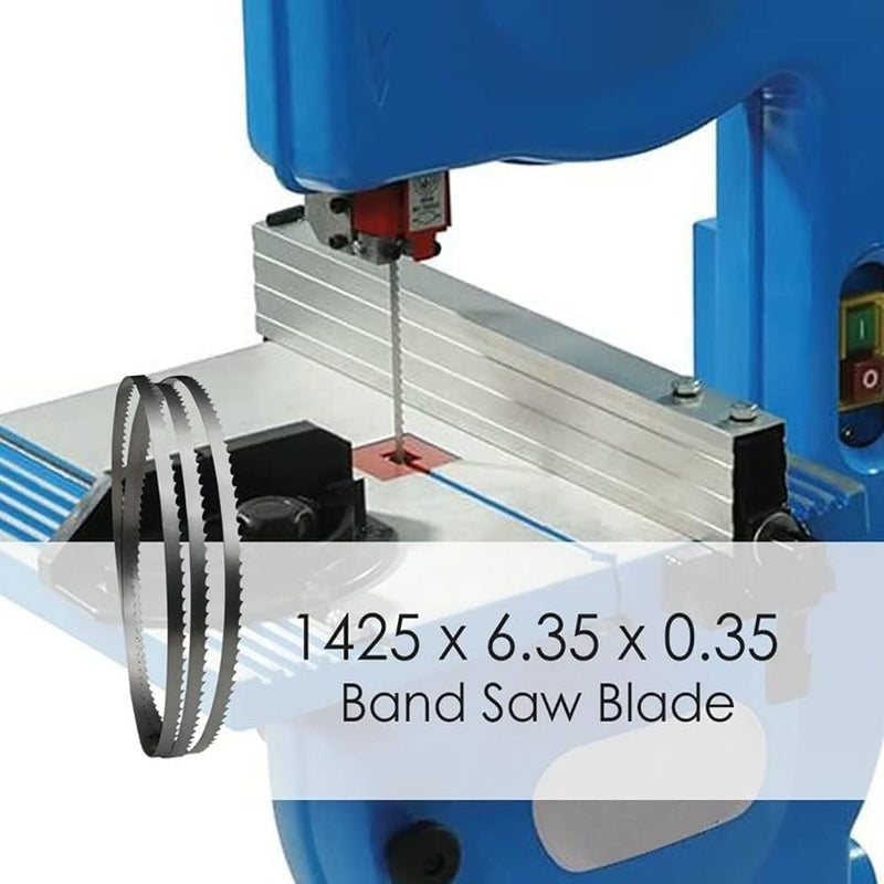 Set of 4 saw blades, band saw band, band saw blade, 1425 x 6.35 x 0.35 mm x 6ZPZ band saw blades, wood band saw blade
