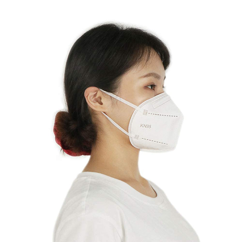 Sengtor XIKII KN95 Face Mask 50 pcs Personal Reusable Mask Respiratory Face Protection, Breathing Face Masks Individually Packaged, 5-Ply Face Mask with Elastic Ear Loop