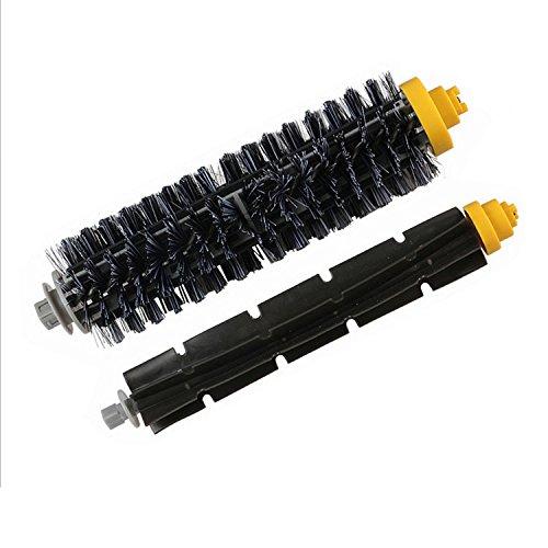 Compatible with iRobot Roomba 600 620 630 650 660 Robotic Vacuum Cleaner Parts Replenishment Mega Accessories Bristle & Flexible Beater Brushes& 3-Armed Brushes & Aero Vac Filters Kits