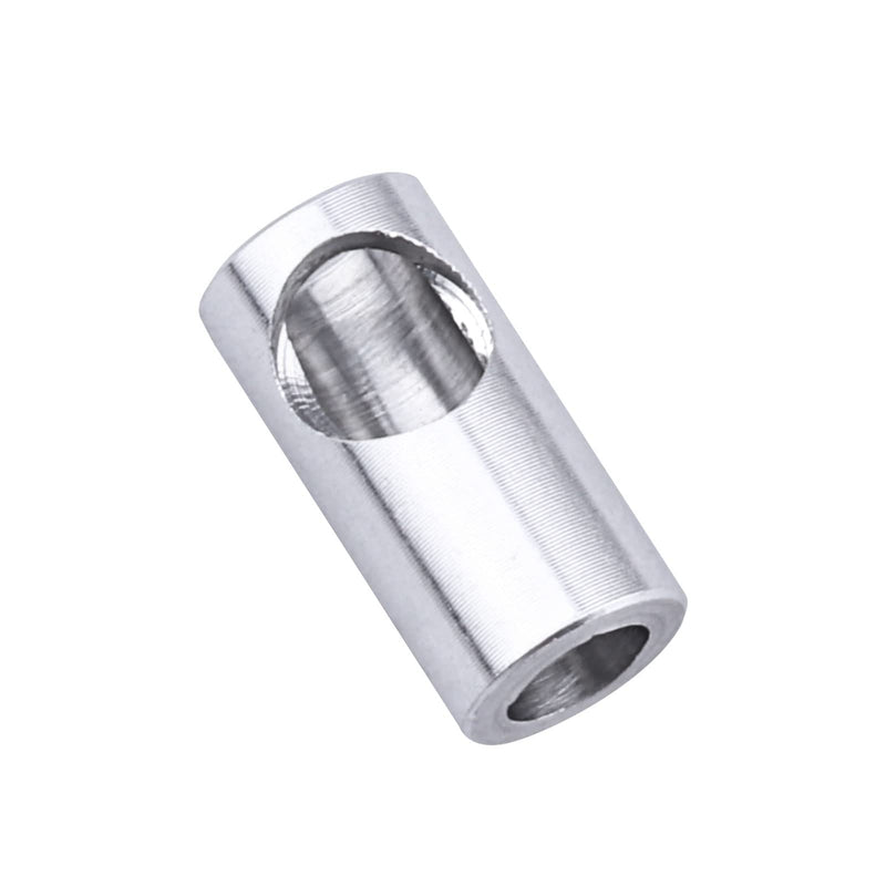 AllinRC 1/8 inch 3.175mm to 5mm Adapter Shaft Coupler Connector Motor Accessories Aluminum Alloy Bore Rigid Coupling Set, 3-Pack