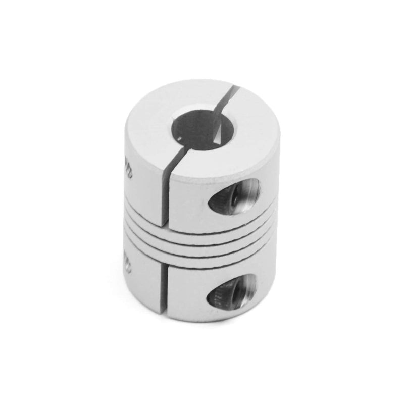 Befenybay 2PCS 5mm to 8mm Flexible Shaft Coupling 25mm Length 20mm Diameter for Stepper Motor Coupler Aluminum Alloy for 3D Printer CNC Machine (5x8mm) D20 L25 5-8mm