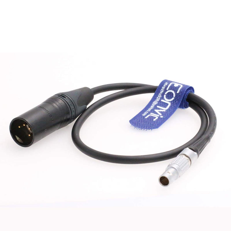 Eonvic for Teradek Bolt Teradek 55/Bond/Cube Power Cable 4 Pin XLR Male to 0B 2 Pin Male