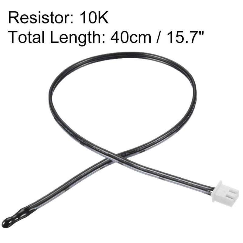 uxcell 5 Pcs 10K NTC Thermistor Probe 15.7 Inch Epoxy Sensitive Temperature Temp Sensor for Air Conditioner